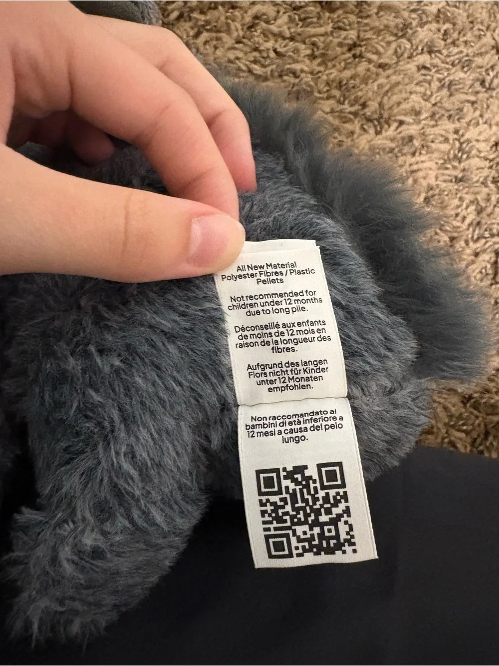 Jellycat Charcoal Gray Gargoyle Plush